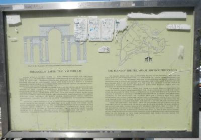 The Ruins of the Triumphal Arch of Theedosius Marker image. Click for full size.