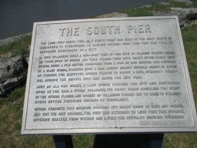 The South Pier Marker. Click for full size. The South Pier Marker image. Click for full size.