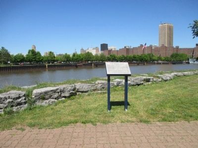 The South Pier Marker. Click for full size. The South Pier Marker image. Click for full size.