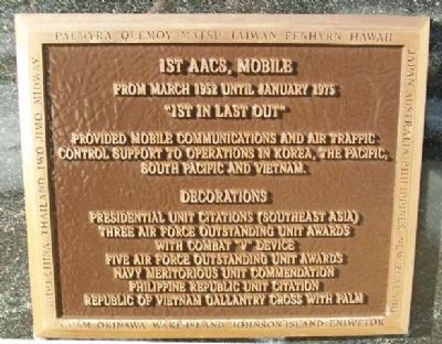 1st AACS, Mobile Marker. Click for full size. 1st AACS, Mobile Marker image. Click for full size.