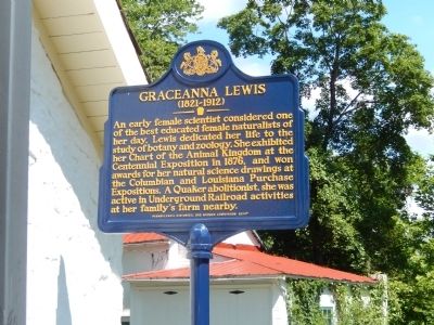 Graceanna Lewis Marker image. Click for full size.