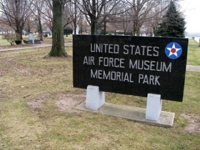 NMUSAF Memorial Park Sign image. Click for more information.