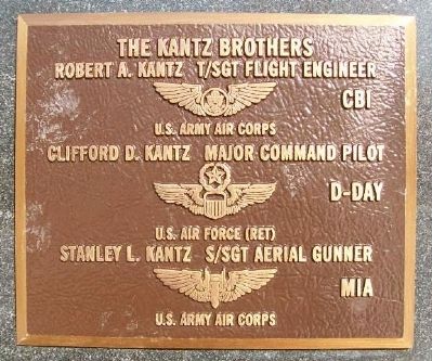 The Kantz Brothers Marker image. Click for full size.