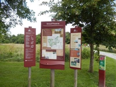 Stroud Preserve Marker and map image. Click for full size.