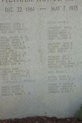 Boxford Vietnam Service Memorial Marker image. Click for full size.
