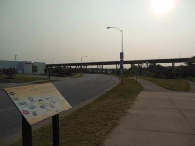 Menomonee Valley Today, looking towards the 35th Street Bridge image. Click for full size.