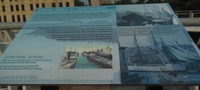 Floating Freight on Liquid Highways Marker image. Click for full size.