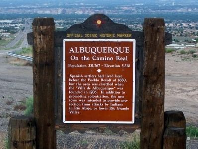 Albuquerque Marker. Click for full size. Albuquerque Marker image. Click for full size.