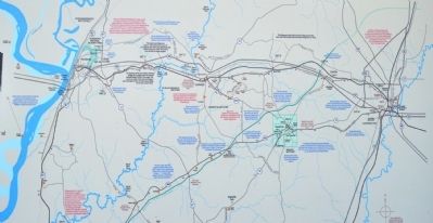 Upper Map of the Vicksburg Campaign Driving Tour image. Click for full size.