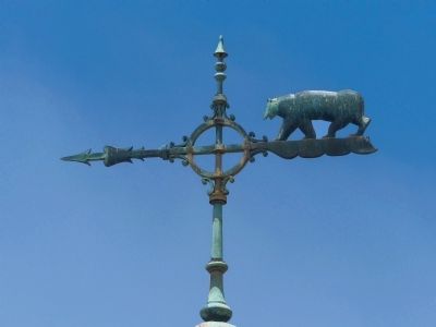 California Bear on the Weathervane. Click for full size. California Bear on the Weathervane image. Click for full size.