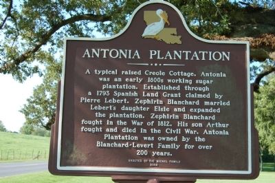 Antonia Plantation Marker image. Click for full size.