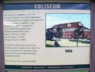 Coliseum Marker image. Click for full size.