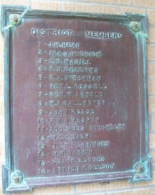 Historic Administration Building Portico Plaque image. Click for full size.