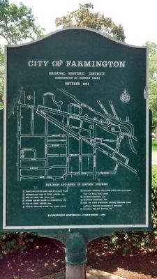 City of Farmington Marker image. Click for full size.