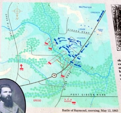 Battle of Raymond, morning, May 12, 1863. Click for full size. Battle of Raymond, morning, May 12, 1863 image. Click for full size.