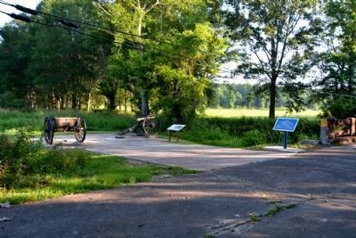 McPherson's Deployment and U.S. 8th Battery Markers. Click for full size. McPherson's Deployment and U.S. 8th Battery Markers image. Click for full size.