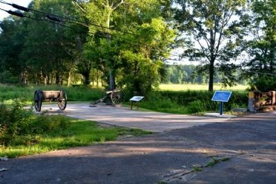 McPherson's Deployment and U.S. 8th Battery Markers. Click for full size. McPherson's Deployment and U.S. 8th Battery Markers image. Click for full size.