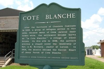 Cote Blanche Marker image. Click for full size.