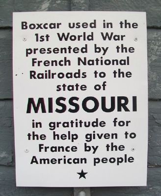 The Merci Boxcar Marker. Click for full size. The Merci Boxcar Marker image. Click for full size.