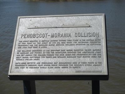 Penobscot-Morania Collision Marker. Click for full size. Penobscot-Morania Collision Marker image. Click for full size.