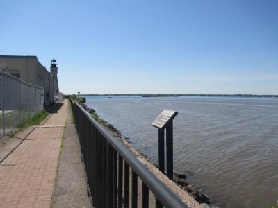Towards Buffalo Lighthouse. Click for full size. Towards Buffalo Lighthouse image. Click for full size.