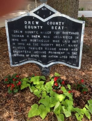 Drew County Marker image. Click for full size.