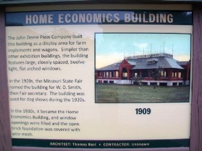 Home Economics Building Marker image. Click for full size.