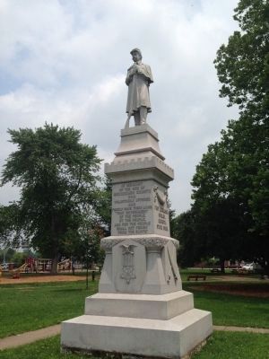 Civil War Soldier Monument at Chandler Park Marker image. Click for full size.