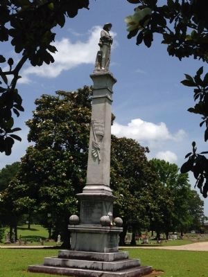 Monticello Confederate Monument image. Click for full size.