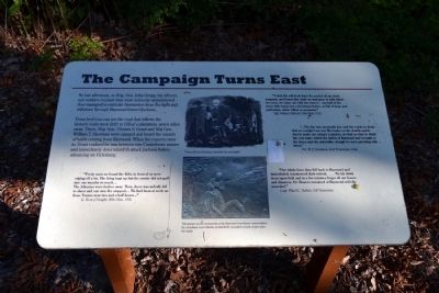 The Campaign Turns East Marker. Click for full size. The Campaign Turns East Marker image. Click for full size.