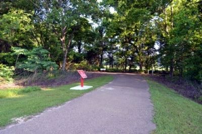 Markers Near the End of the Walking Trail. Click for full size. Markers Near the End of the Walking Trail image. Click for full size.