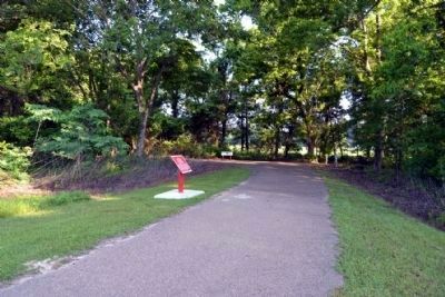 Markers Near the End of the Walking Trail. Click for full size. Markers Near the End of the Walking Trail image. Click for full size.