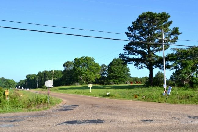 Marker at Intersection of Old Port Gisbon Road and Port Gibson Street image. Click for full size.