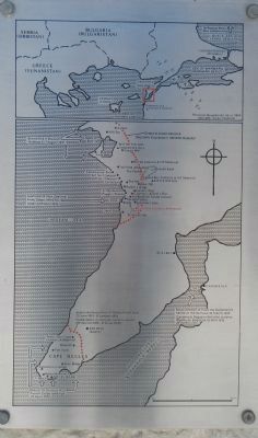 The Gallipoli Campaign of 1915 Marker (map). Click for full size. The Gallipoli Campaign of 1915 Marker (map) image. Click for full size.
