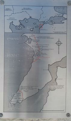 The Gallipoli Campaign of 1915 Marker (map) image. Click for full size.