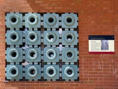 Howard University Gallery of Art Marker. Click for full size. Howard University Gallery of Art Marker image. Click for full size.
