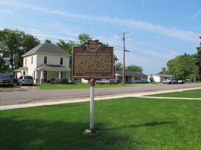 Universalist Church Marker. Click for full size. Universalist Church Marker image. Click for full size.