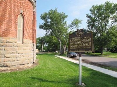 Universalist Church Marker. Click for full size. Universalist Church Marker image. Click for full size.