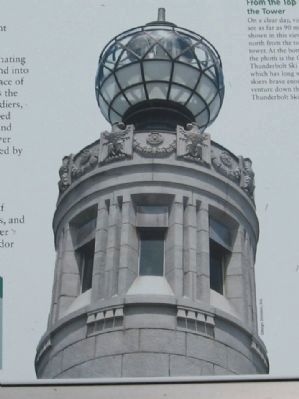 The Top of the War Memorial Tower. Click for full size. The Top of the War Memorial Tower image. Click for full size.