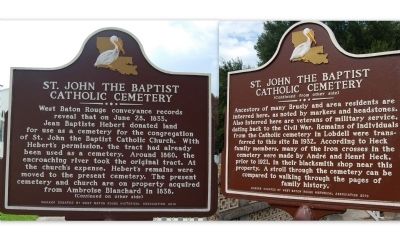 St. John the Baptist Catholic Cemetery Marker image. Click for full size.