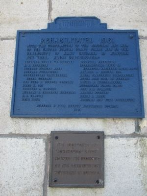 1961 Rehabilitation Plaques image. Click for full size.
