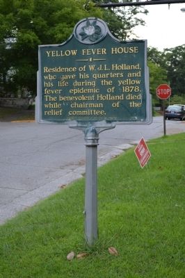 Yellow Fever House Marker. Click for full size. Yellow Fever House Marker image. Click for full size.