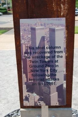 Erie 9-11 Memorial Column image. Click for full size.