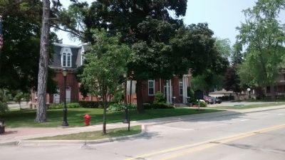Farmington Masonic Temple and Farmington Township Hall Marker image. Click for full size.