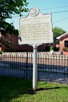 Raymond Courthouse Marker image. Click for full size.