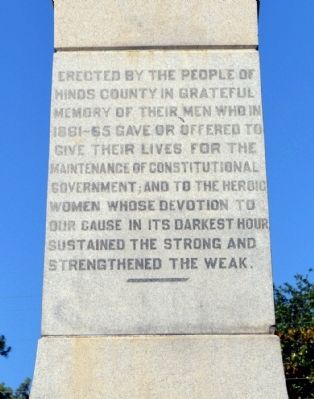 Inscription on Rear Side of Memorial image. Click for full size.