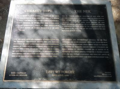 The Nek Marker. Click for full size. The Nek Marker image. Click for full size.