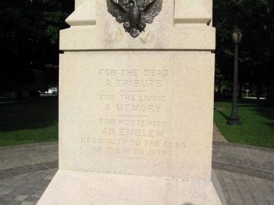 Pittsfield Soldiers Monument. Click for full size. Pittsfield Soldiers Monument image. Click for full size.