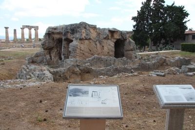 Ancient Corinth Marker. Click for full size. Ancient Corinth Marker image. Click for full size.