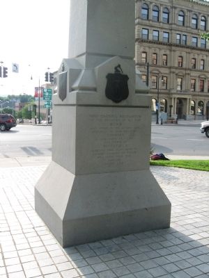 Pittsfield Soldiers Monument. Click for full size. Pittsfield Soldiers Monument image. Click for full size.